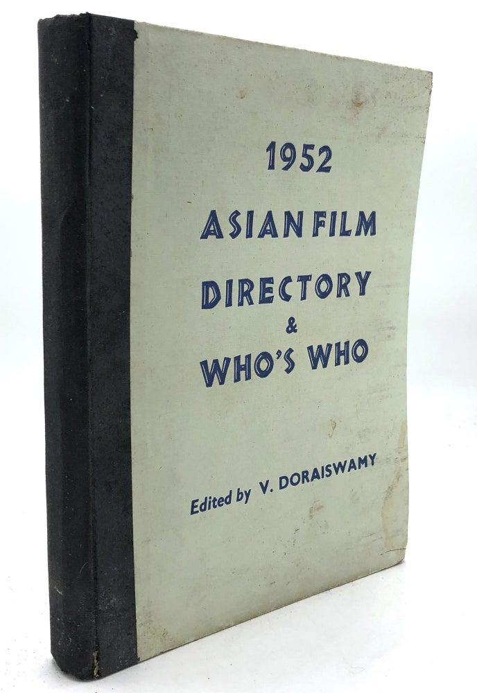 Item #H27514 1952 Asian Film Directory and Who's Who. V. Doraiswamy, ed.