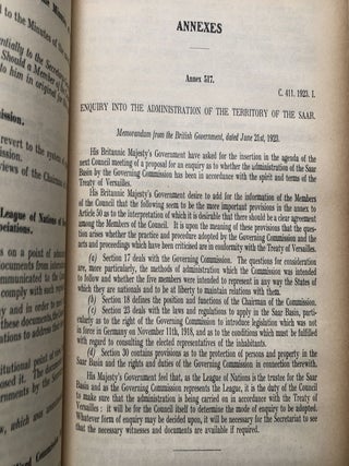 League of Nations, Official Journal, Fourth Year nos. 1-10 January-October 1923