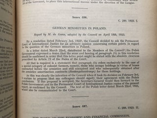 League of Nations, Official Journal, Fourth Year nos. 1-10 January-October 1923