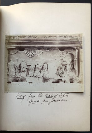 1884 album of original photographs of Roman scenes and art compiled by Bessie C. Howe for Mrs. Piatt's School, Utica