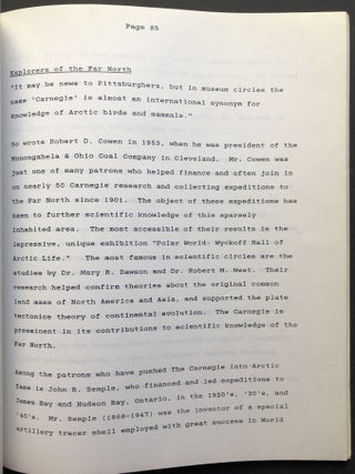 Giving the Good Life, A Panorama of The Carnegie and the People Who Created It - with letter from Robert C. Wilburn