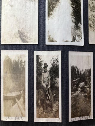1920s photo album Noganosh Lake, Still River, Long Lake: hunting, fishing, canoeing upper Ontario Canada