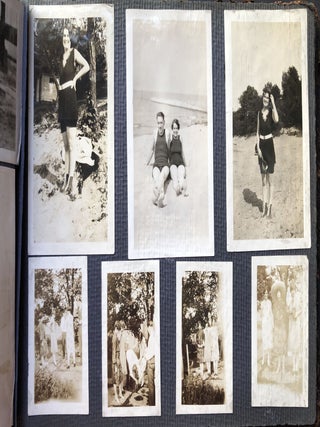 1920s photo album Noganosh Lake, Still River, Long Lake: hunting, fishing, canoeing upper Ontario Canada