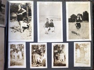 1920s photo album Noganosh Lake, Still River, Long Lake: hunting, fishing, canoeing upper Ontario Canada