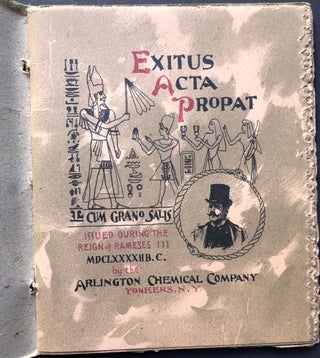 Decius Repetita Placebit; Exitus Acta Propat: 1892 Egyptian story pushing Phospho-Caffein elixir