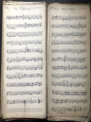Large archive of original scores and orchestral arrangements by Pittsburgh composer, band leader and musician W. L. Mayer ca. 1889-1927