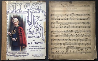 Large archive of original scores and orchestral arrangements by Pittsburgh composer, band leader and musician W. L. Mayer ca. 1889-1927