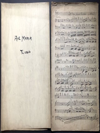 Large archive of original scores and orchestral arrangements by Pittsburgh composer, band leader and musician W. L. Mayer ca. 1889-1927