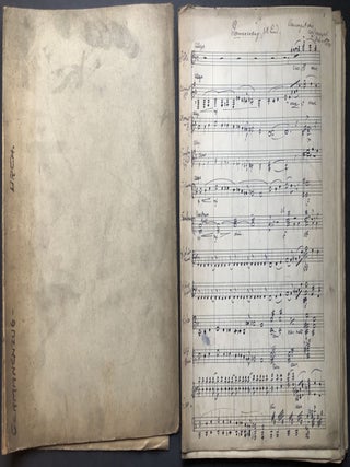 Large archive of original scores and orchestral arrangements by Pittsburgh composer, band leader and musician W. L. Mayer ca. 1889-1927
