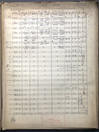 Large archive of original scores and orchestral arrangements by Pittsburgh composer, band leader and musician W. L. Mayer ca. 1889-1927