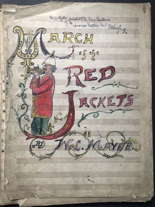 Large archive of original scores and orchestral arrangements by Pittsburgh composer, band leader and musician W. L. Mayer ca. 1889-1927
