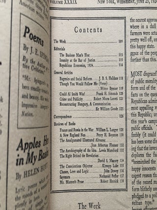 The New Republic, June 25, 1924