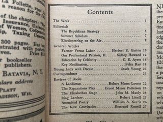 The New Republic, September 3, 1924