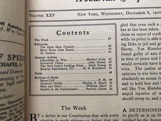 The New Republic, December 8, 1920