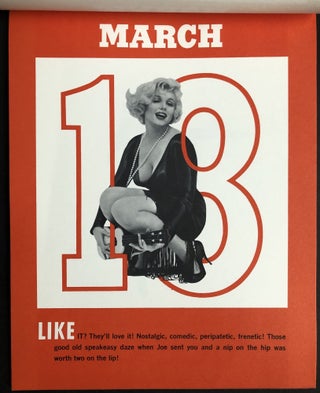 1959 Some Like It Hot promotional booklet: The New Marilyn Monroe Calendar, Very HOT For March!