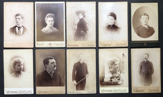 Item #H27932 Group of 39 cabinet photos of people mainly from Johnstown, PA, pre-1889 flood. PA...