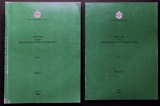 Item #H27990 Annual of the Department of Antiquities, 1982, Vol. XXVI, 2 volumes: Text and...