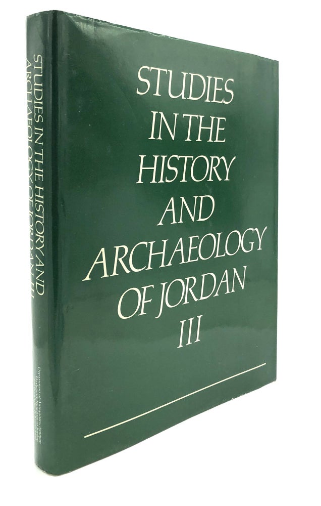 Item #H27998 Studies in the History and Archaeology of Jordan, Vol. III. Adnan Hadidi, ed.