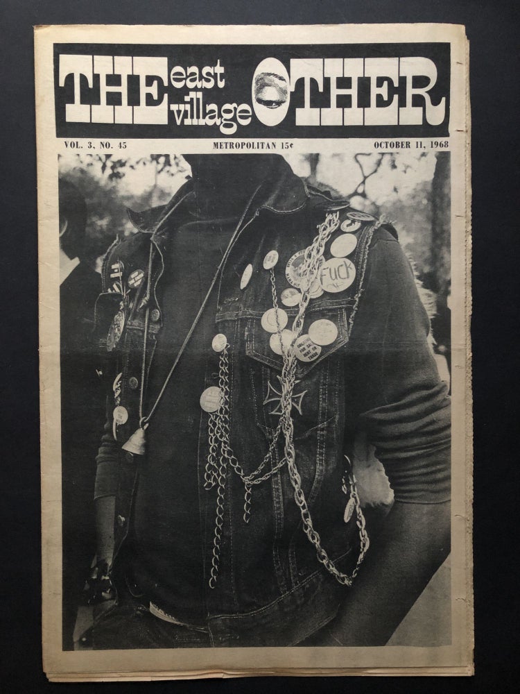 Item #H28084 The East Village Other, Vol. III no. 45, October 11, 1968. Vaughn Bode R. Crumb, possibly Timothy Leary.