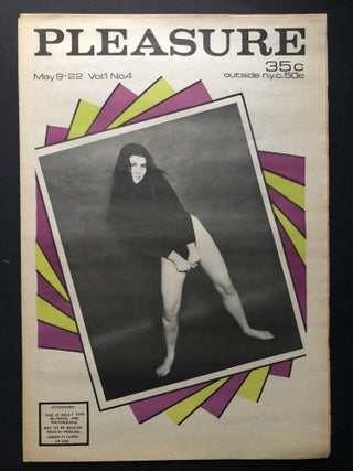 Item #H28096 Pleasure, Vol. 1. no. 4, May 9-22, 1969 (raunchy underground newspaper). Larry...