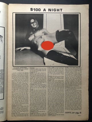 Pleasure, Vol. 1. no. 4, May 9-22, 1969 (raunchy underground newspaper)