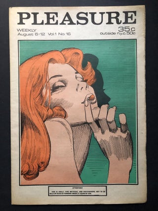 Item #H28106 Pleasure, Vol. 1. no. 16, August 6-12, 1969 (raunchy underground newspaper). Larry...
