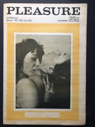 Item #H28107 Pleasure, Vol. 1. no. 20, September 16-22, 1969 (raunchy underground newspaper)....