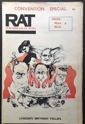 Item #H28150 RAT Subterranean News, Vol. I no. 14, August 23-September 5 1968 (underground lefty...