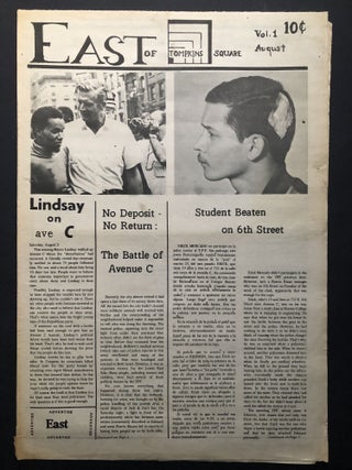Item #H28159 East of Tompkins Square, Vol. 1, August 1968. Underground newspapers