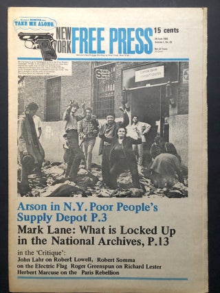 Item #H28161 New York Free Press, Vol. I no. 26, June 20, 1968. Underground newspapers