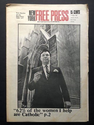 Item #H28162 New York Free Press, Vol. I no. 33, August 8, 1968. Underground newspapers