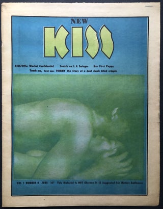 Item #H28172 New KISS, Vol. 1 no. 8, June 1969. Underground Newspaper, Andy Warhol