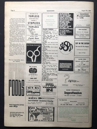 Downtown, Vol. I no. 1, August 28, 1967
