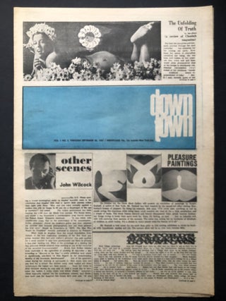 Item #H28182 Downtown, Vol. I no. 5, September 30, 1967. Underground Newspapers, Andy Warhol