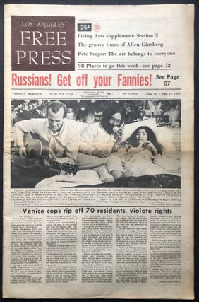 Item #H28183 Los Angeles Free Press, Vol. 6 #256, June 13-20, 1969 - all three parts. Pete Seeger...