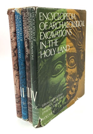 Item #H28254 Encyclopedia of Archaeological Excavations in the Holy Land, 4 volumes complete....