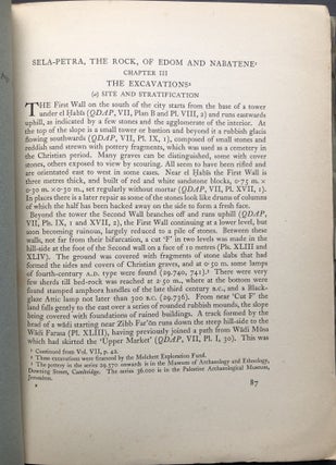 The Quarterly of the Department of Antiquities in Palestine, Vol. VIII no. 3, 1938