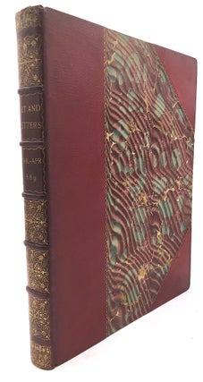 Item #H28398 Art and Letters, March-April, 1889, finely bound with many prints and etchings....