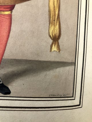 Memoirs of Count Grammont, Vol. I only (1811 LP edition extra-illustrated including original painting by George Perfect Harding)