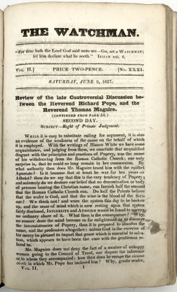 The Watchman; or Protestant Guardian, Vol. II (1827)