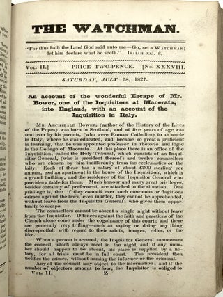 The Watchman; or Protestant Guardian, Vol. II (1827)