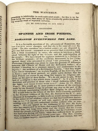 The Watchman; or Protestant Guardian, Vol. II (1827)