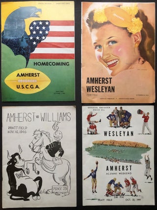 Group of publications, programs, newspapers, booklets from Amherst College 1946-1949