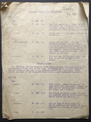 Group of publications, programs, newspapers, booklets from Amherst College 1946-1949