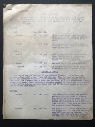 Group of publications, programs, newspapers, booklets from Amherst College 1946-1949