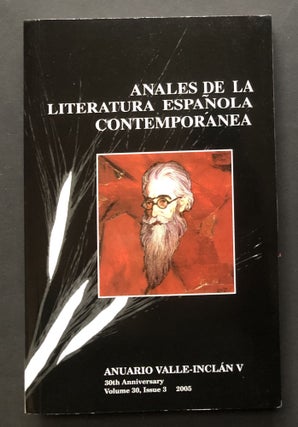 Item #H28441 Anuario Valle-Inclan V (2005): Anales de la Literatura Espanola Contemporanea....
