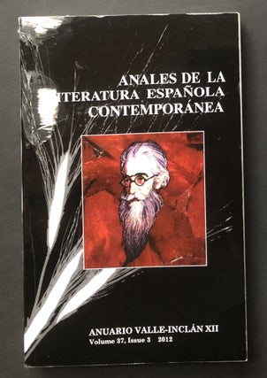 Item #H28444 Anuario Valle-Inclan XII (2012): Anales de la Literatura Espanola Contemporanea....