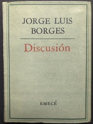 Item #H28485 Discusion. Jorge Luis Borges