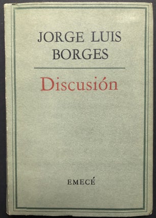 Item #H28485 Discusion. Jorge Luis Borges