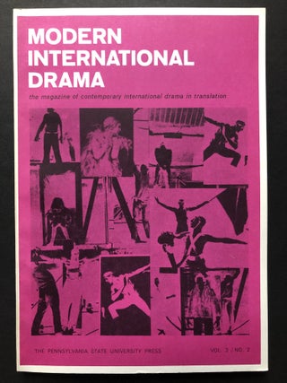 Item #H28500 Modern International Drama, Vol. III no. 2, 1970: The Order, Violets. Fritz...
